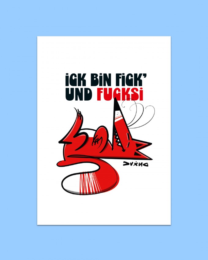 Karte "Fick & Fucksi" von DV×NG TH×NGS