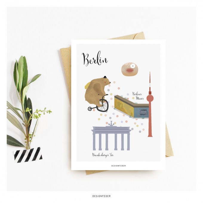designfeder | Postkarte Berlin designfeder | Postkarte Berlin