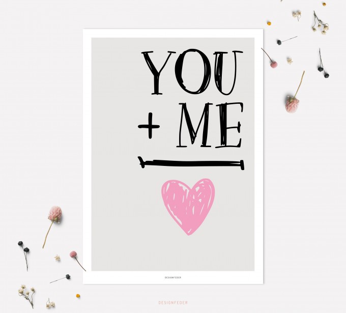 designfeder | Poster You + Me
