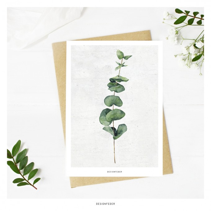 designfeder | Postkarte Pflanze Urban Jungle designfeder | Postkarte Pflanze Urban Jungle