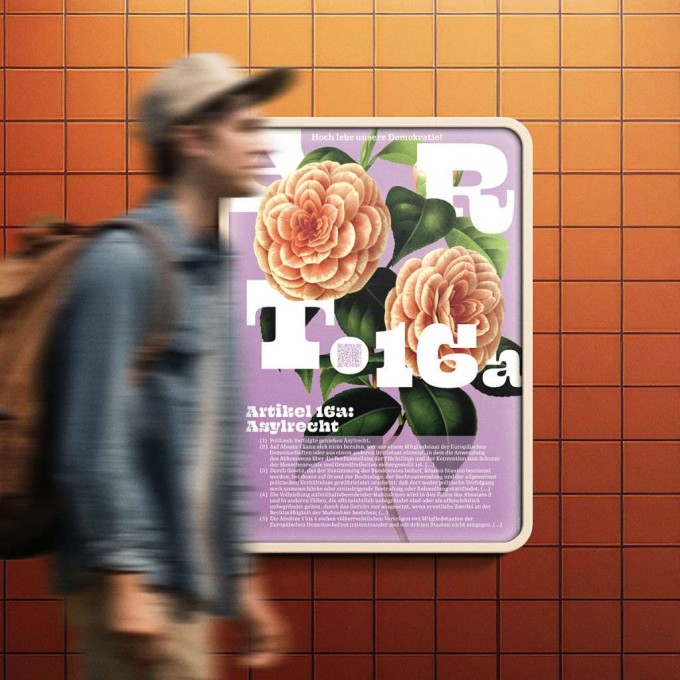 Grundrechte-Poster, Art. 16a Grundrechte-Poster, Art. 16a