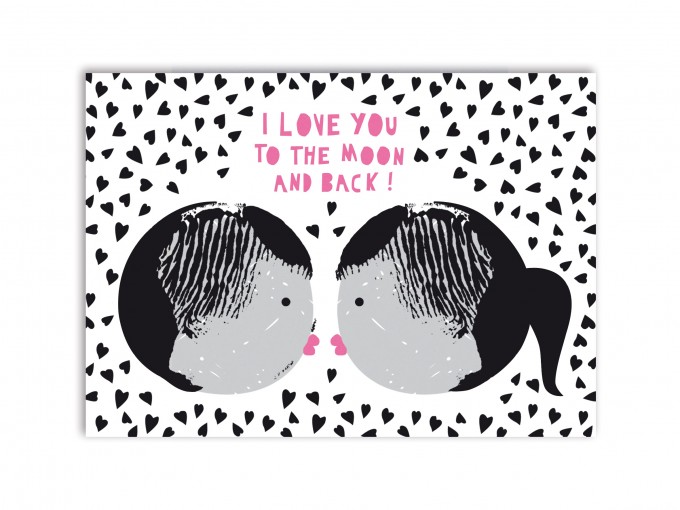 Perunoto Postkarte "Kiss" Perunoto Postkarte "Kiss"