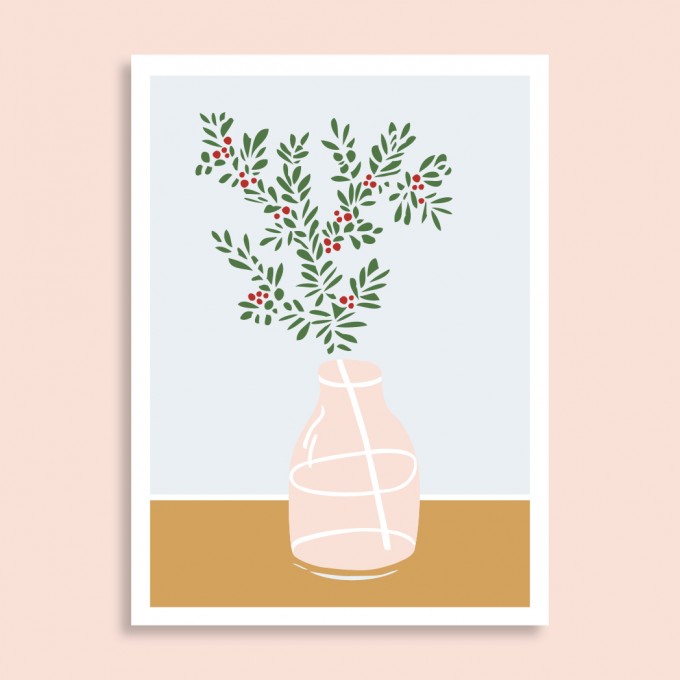 Family Tree Shop / Postkarte / Zweig in Vase Family Tree Shop / Postkarte / Zweig in Vase