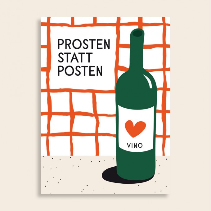 Family Tree Shop / Postkarte / Prosten statt Posten Family Tree Shop / Postkarte / Prosten statt Posten