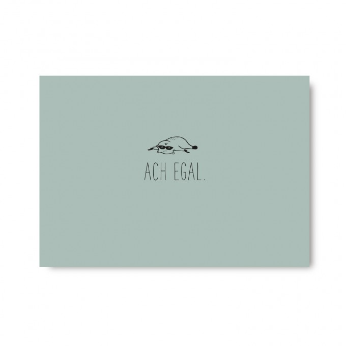 melike Postkarte 'ach egal.' melike Postkarte 'ach egal.'