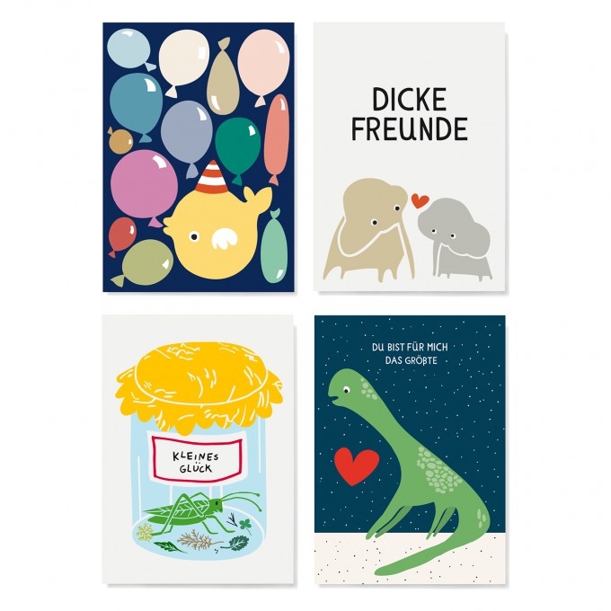 Family Tree Shop / Postkarten-Set / Kids Family Tree Shop / Postkarten-Set / Kids
