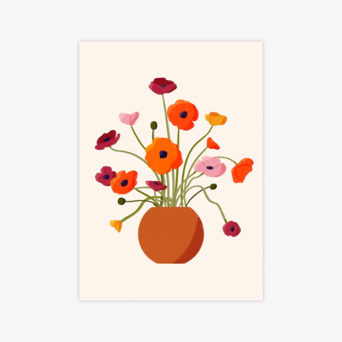 Mohnblumen / Print A4, A5 / Svea Hansohn Illustration