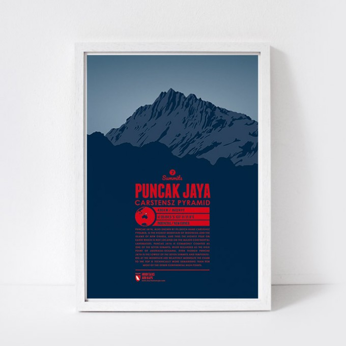 Marmota Maps – Puncak Jaya - Bergdruck Marmota Maps – Puncak Jaya - Bergdruck
