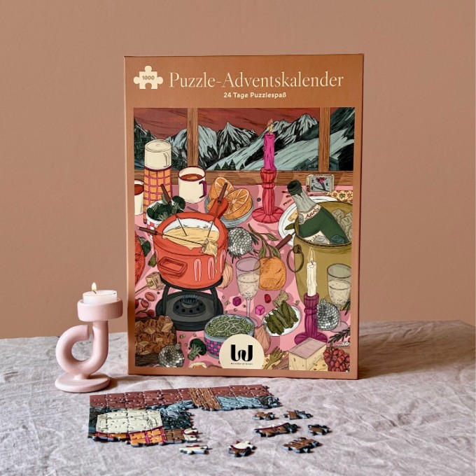 Wonderpieces Puzzle-Adventskalender (1000 Teile)