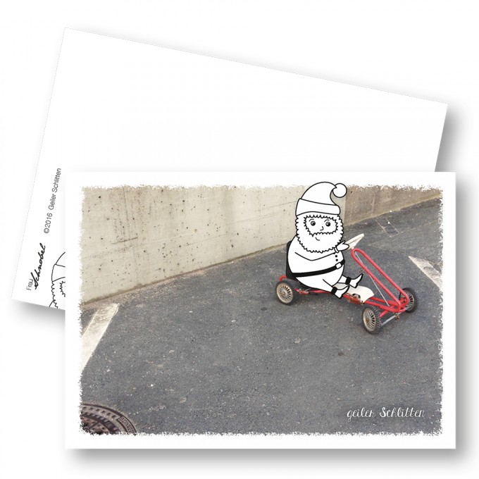 Frau Schnobel Grafik
XMAS Weihnachtspostkarten "Geiler Schlitten" // Weihnachtskarte
5er Set Frau Schnobel Grafik
XMAS Weihnachtspostkarten "Geiler Schlitten" // Weihnachtskarte
5er Set