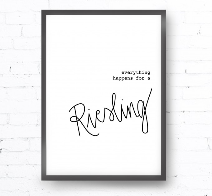 Kruth Design POSTER / RIESLING Kruth Design POSTER / RIESLING