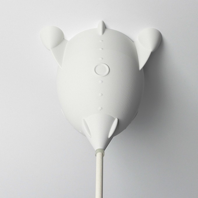 canopie® - Lampenbaldachin – Rakete Gipsweiß