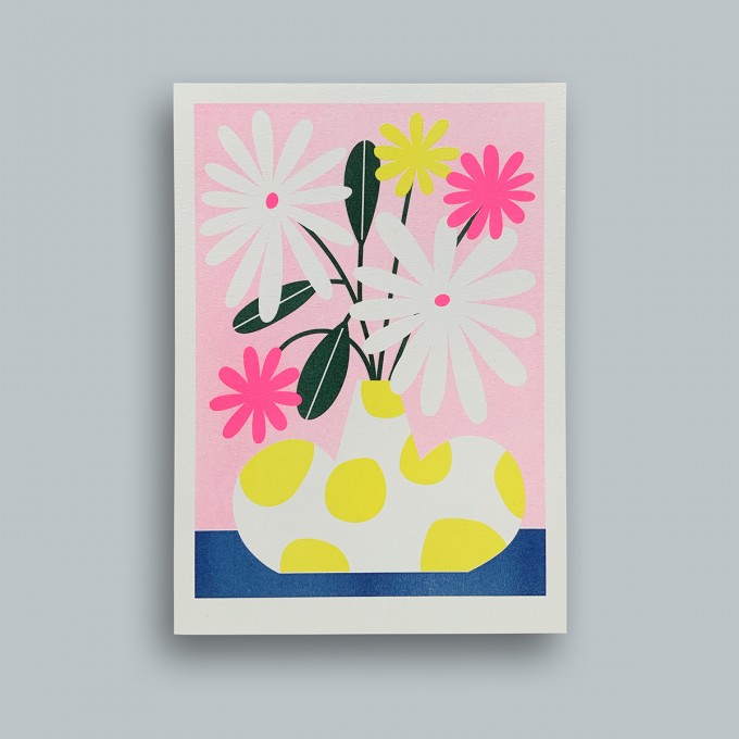 stefanizen – Blumenstrauß – Riso Print, A5