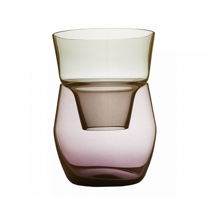 Annika Sparkes Produktdesign Roadie one vase | two pieces | three archetypes (stahlgrau/ amethyst) Annika Sparkes Produktdesign Roadie one vase | two pieces | three archetypes (stahlgrau/ amethyst)