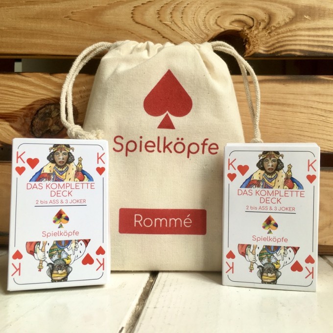 Spielköpfe Spielkarten - Rommé - Das gendergerechte Kartendeck Spielköpfe Spielkarten - Rommé - Das gendergerechte Kartendeck