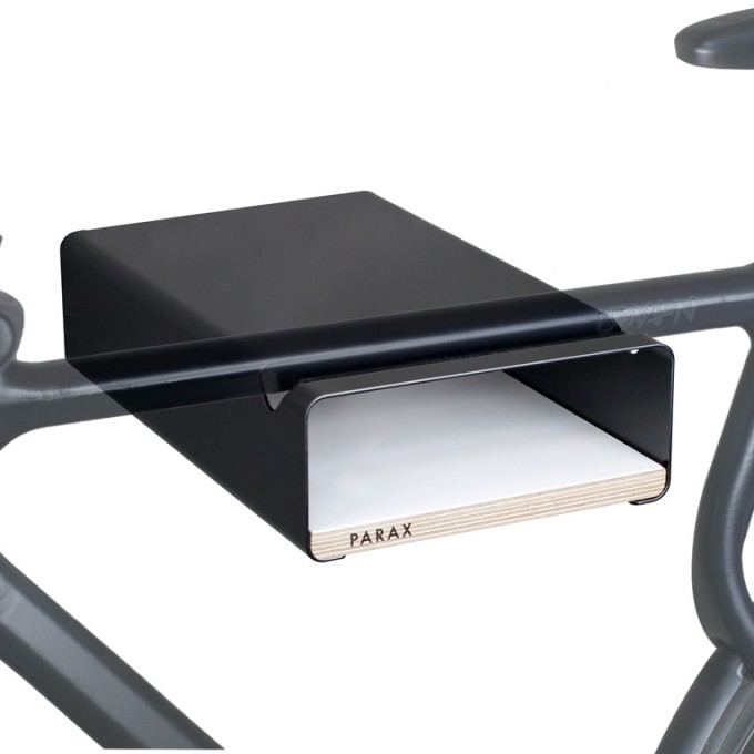 Design Fahrrad-Wandhalterung | PARAX® S-RACK | Schwarz mit Holz Weiß | für Rennrad Hardtail & Cityrad Design Fahrrad-Wandhalterung | PARAX® S-RACK | Schwarz mit Holz Weiß | für Rennrad Hardtail & Cityrad