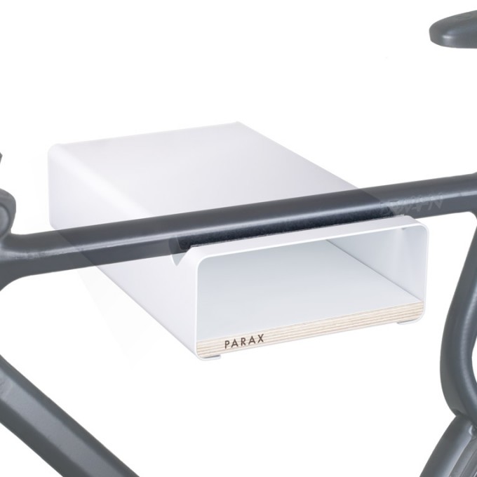 Design Fahrrad-Wandhalterung | PARAX® S-RACK | Weiß mit Holz Weiß | für Rennrad, Hardtail & Cityrad Design Fahrrad-Wandhalterung | PARAX® S-RACK | Weiß mit Holz Weiß | für Rennrad, Hardtail & Cityrad