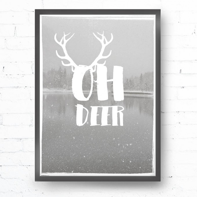 Kruth Design POSTER / OH DEER Kruth Design POSTER / OH DEER