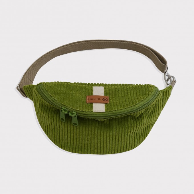 MULINU – Bauchtasche | Hipbag HENNES Breitcord Moos MULINU – Bauchtasche | Hipbag HENNES Breitcord Moos