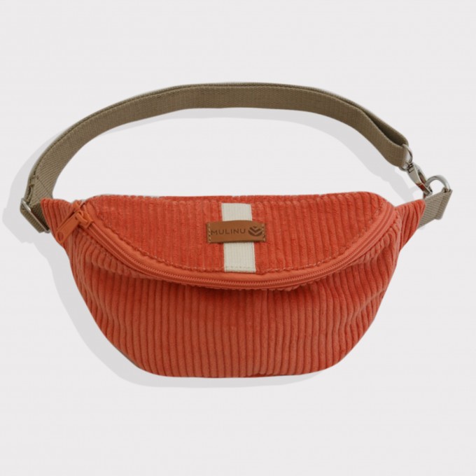 MULINU – Bauchtasche | Hipbag HENNES Breitcord Pfirsich MULINU – Bauchtasche | Hipbag HENNES Breitcord Pfirsich