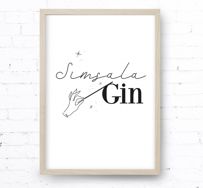 Kruth Design POSTER / SIMSALA GIN Kruth Design POSTER / SIMSALA GIN