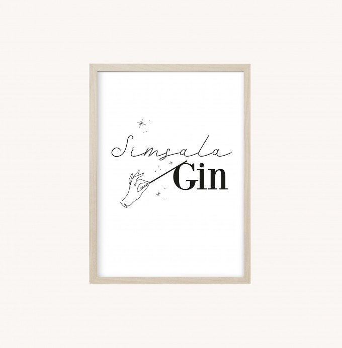 Kruth Design POSTER / SIMSALA GIN Kruth Design POSTER / SIMSALA GIN