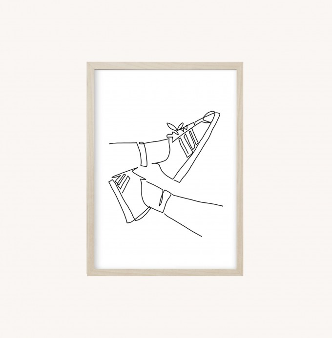 Kruth Design POSTER / ONELINE SNEAKER Kruth Design POSTER / ONELINE SNEAKER