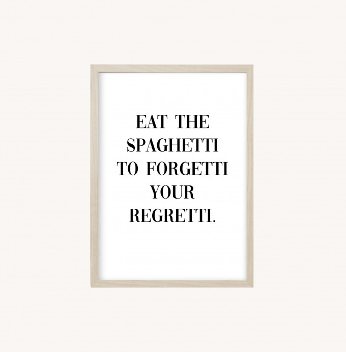 Kruth Design POSTER SPAGHETTI Kruth Design POSTER SPAGHETTI