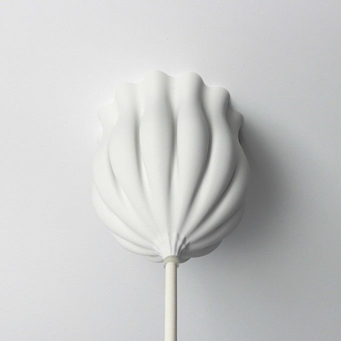 canopie® - Lampenbaldachin – Samenkapsel Gipsweiß