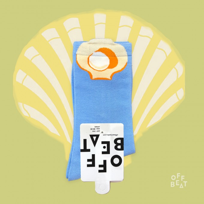 Pop-Out Jakobsmuschel Socken von Offbeat