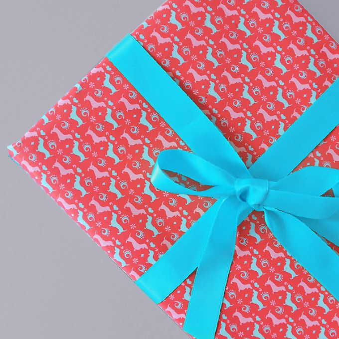 HEIMATFORMAT Geschenkpapier WALDI rot // inkl. Versand HEIMATFORMAT Geschenkpapier WALDI rot // inkl. Versand