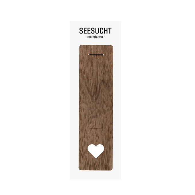 Seesucht Manufaktur
Lesezeichen „Herz“ Seesucht Manufaktur
Lesezeichen „Herz“