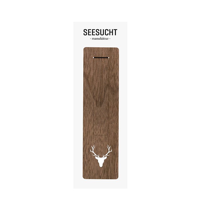 Seesucht Manufaktur Lesezeichen „Hirsch“ Seesucht Manufaktur Lesezeichen „Hirsch“