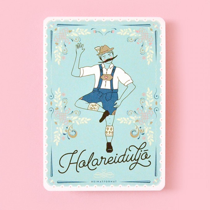 Heimatformat Holareiduljö Franzl Bayerische Postkarte Selekktcom