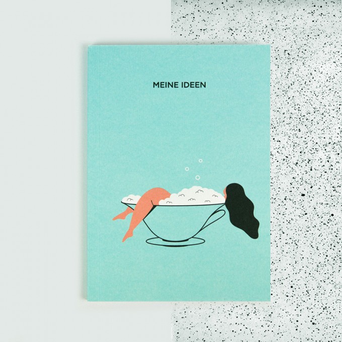ela gabriela design "Meine Ideen" – Notizbuch