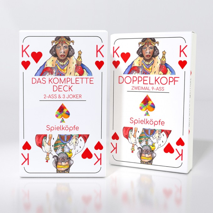 Spielköpfe Spielkarten Geschenke-Set: Doppelkopf und Das Komplette Deck Spielköpfe Spielkarten Geschenke-Set: Doppelkopf und Das Komplette Deck