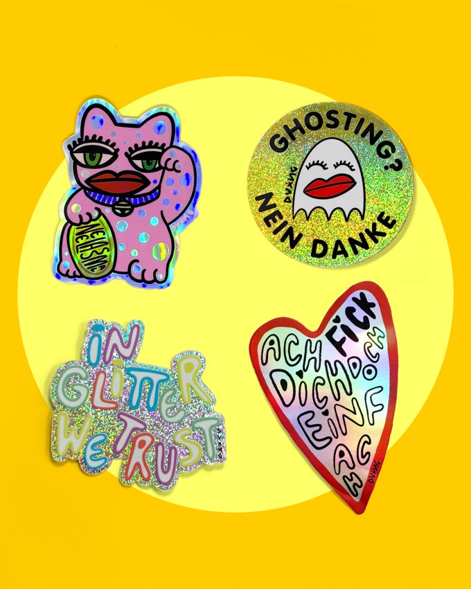 Sticker Bundle Sprüche von DV×NG TH×NGS