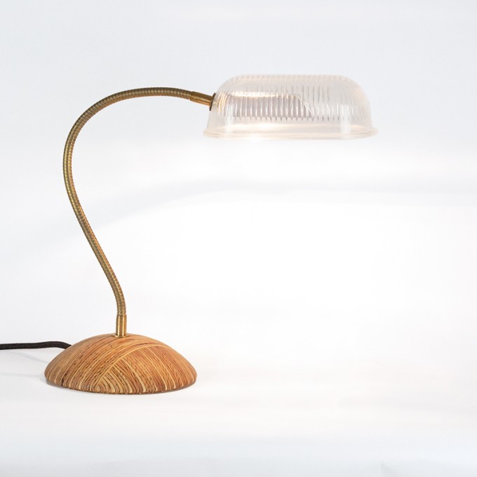 MAXLUZI - Leselampe mit recyceltem Stallglas MAXLUZI - Leselampe mit recyceltem Stallglas