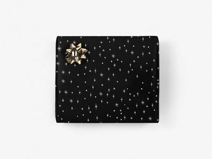 5x Geschenkpapier / Sternenhimmel (gefaltet) 5x Geschenkpapier / Sternenhimmel (gefaltet)