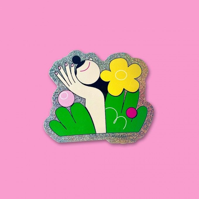 Anne Albert – Sticker – Flowers