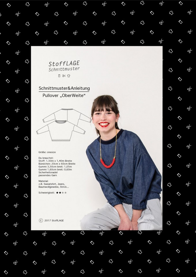 StoffLAGE SchnittmusterPulli "Oberweite" StoffLAGE SchnittmusterPulli "Oberweite"
