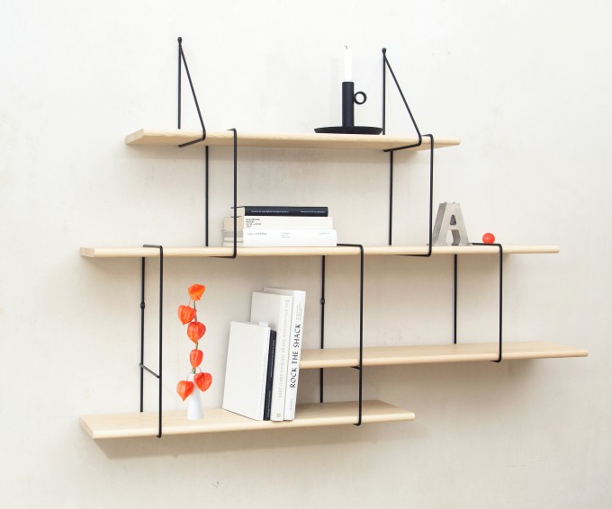 LINK shelving system setup02 ash/black LINK shelving system setup02 ash/black