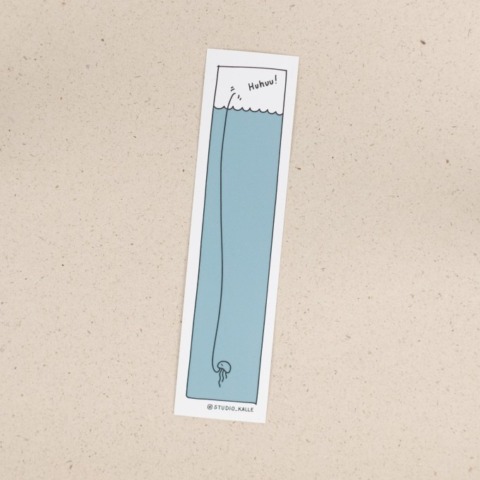 Aufkleber Huhuu-Qualle - Studio KALLE