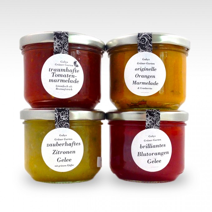 Gabys Grüner Garten Aromatisch süsses Aufstrich Quartett 920g Gabys Grüner Garten Aromatisch süsses Aufstrich Quartett 920g