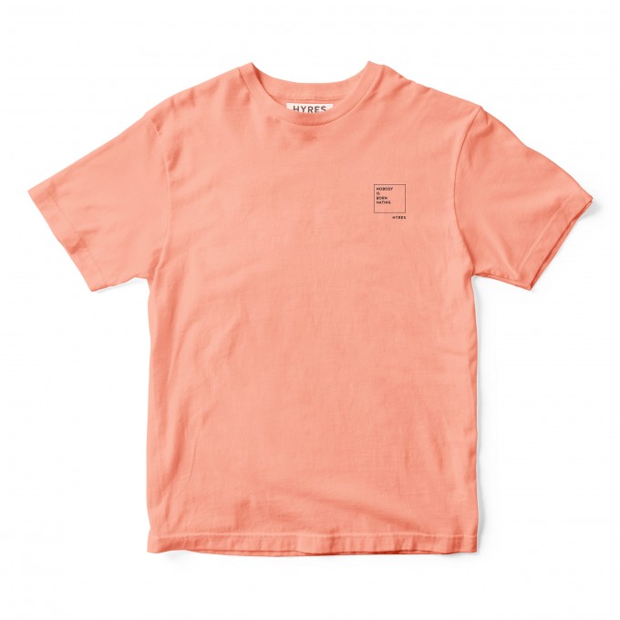 HYRES Unisex T-Shirt No Hate rose clay