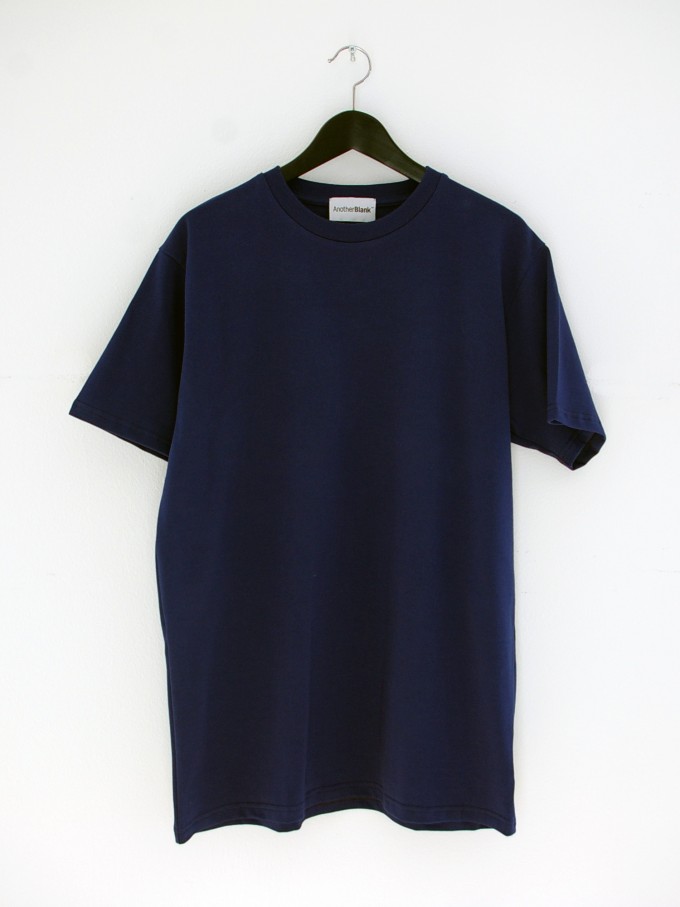AnotherBlank HEAVY T-SHIRT NAVY 240G AB_TS_M_009 AnotherBlank HEAVY T-SHIRT NAVY 240G AB_TS_M_009
