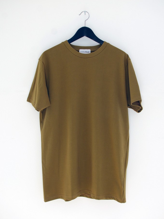 AnotherBlank HEAVY T-SHIRT OLIVE 240G AB_TS_M_009 AnotherBlank HEAVY T-SHIRT OLIVE 240G AB_TS_M_009