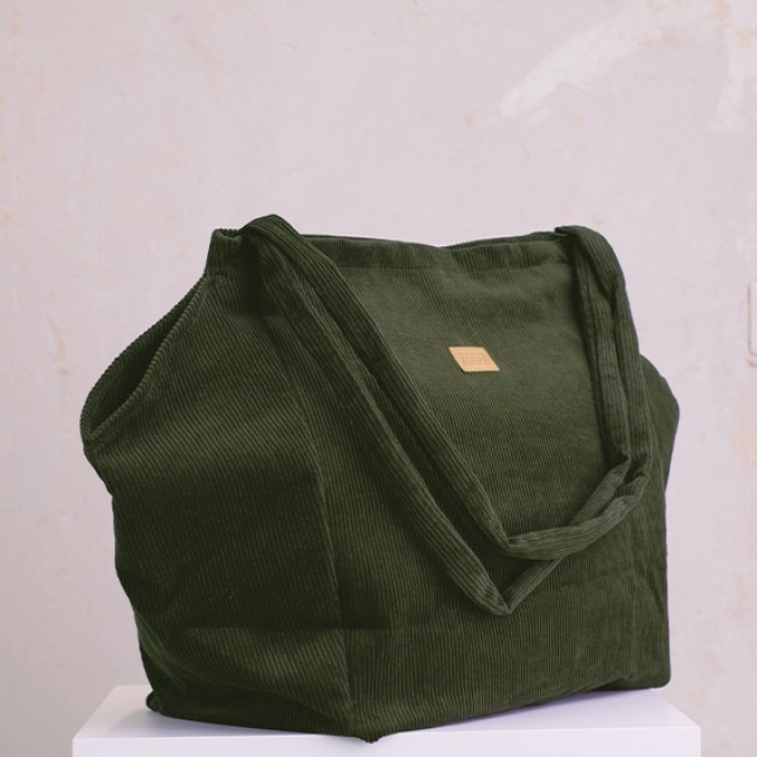 ZACAMO – Totebag • Cord • flaschengrün ZACAMO – Totebag • Cord • flaschengrün