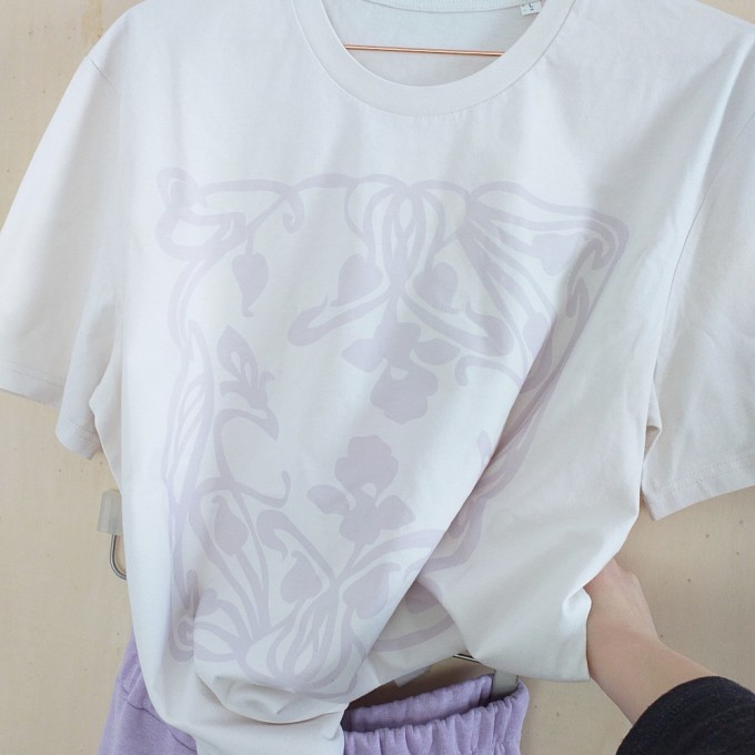 Grotkop Collection ArtNouveauSquare T-Shirt, Bio-Baumwolle Grotkop Collection ArtNouveauSquare T-Shirt, Bio-Baumwolle