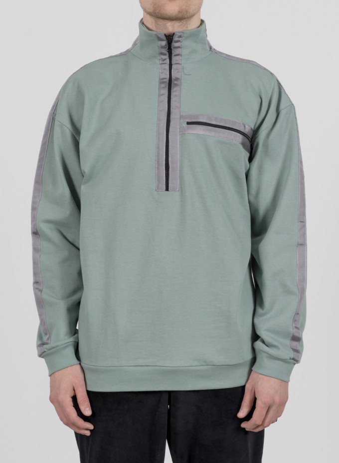 TRINITAS Violence Crewneck Moss Grey TRINITAS Violence Crewneck Moss Grey